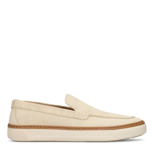 Beige suède loafers