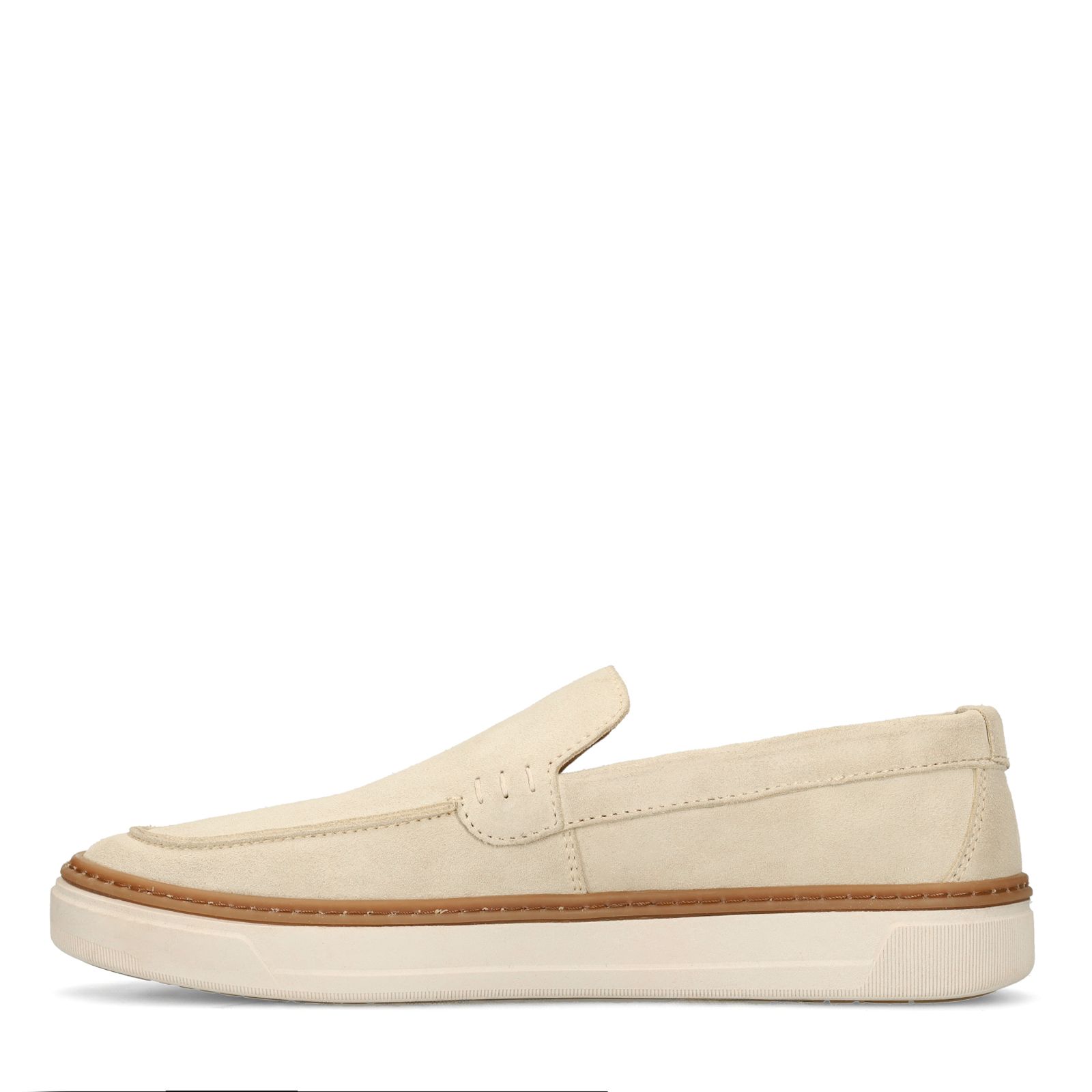 Beige suède loafers