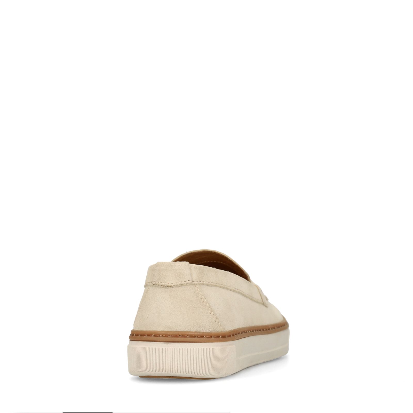Beige suède loafers