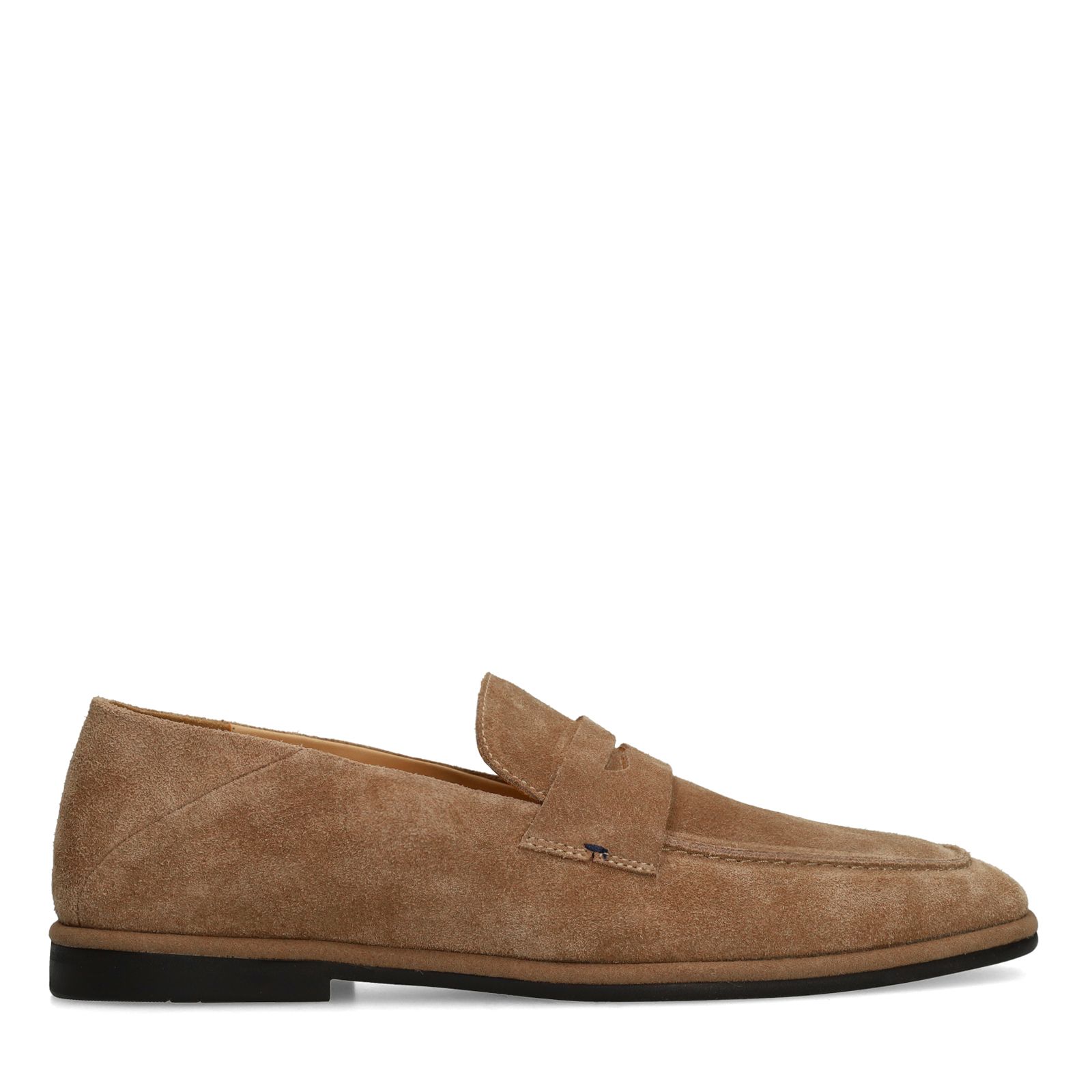 Taupe suède loafers