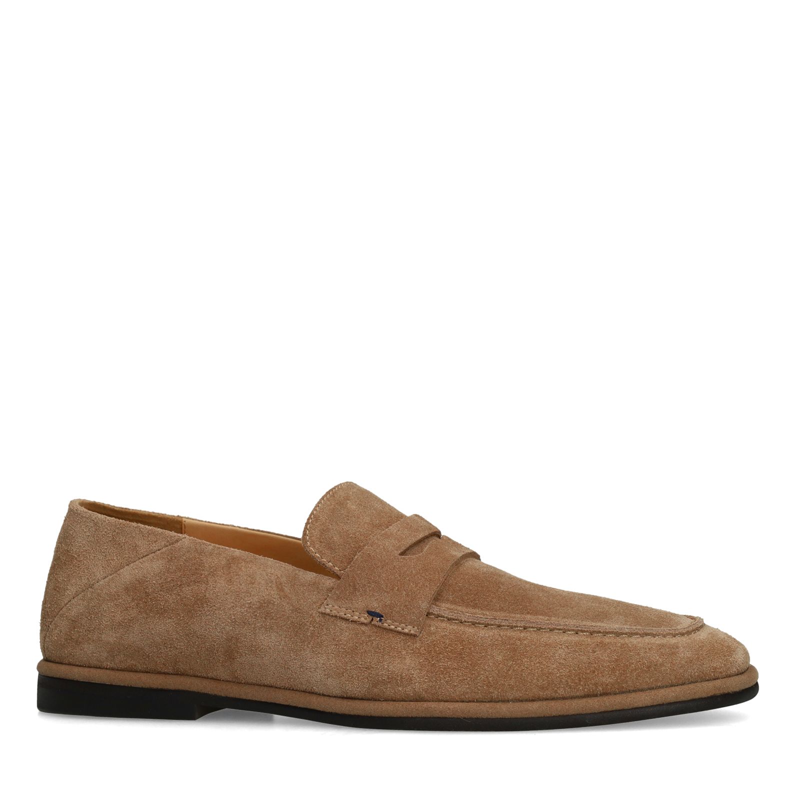 Taupe suède loafers