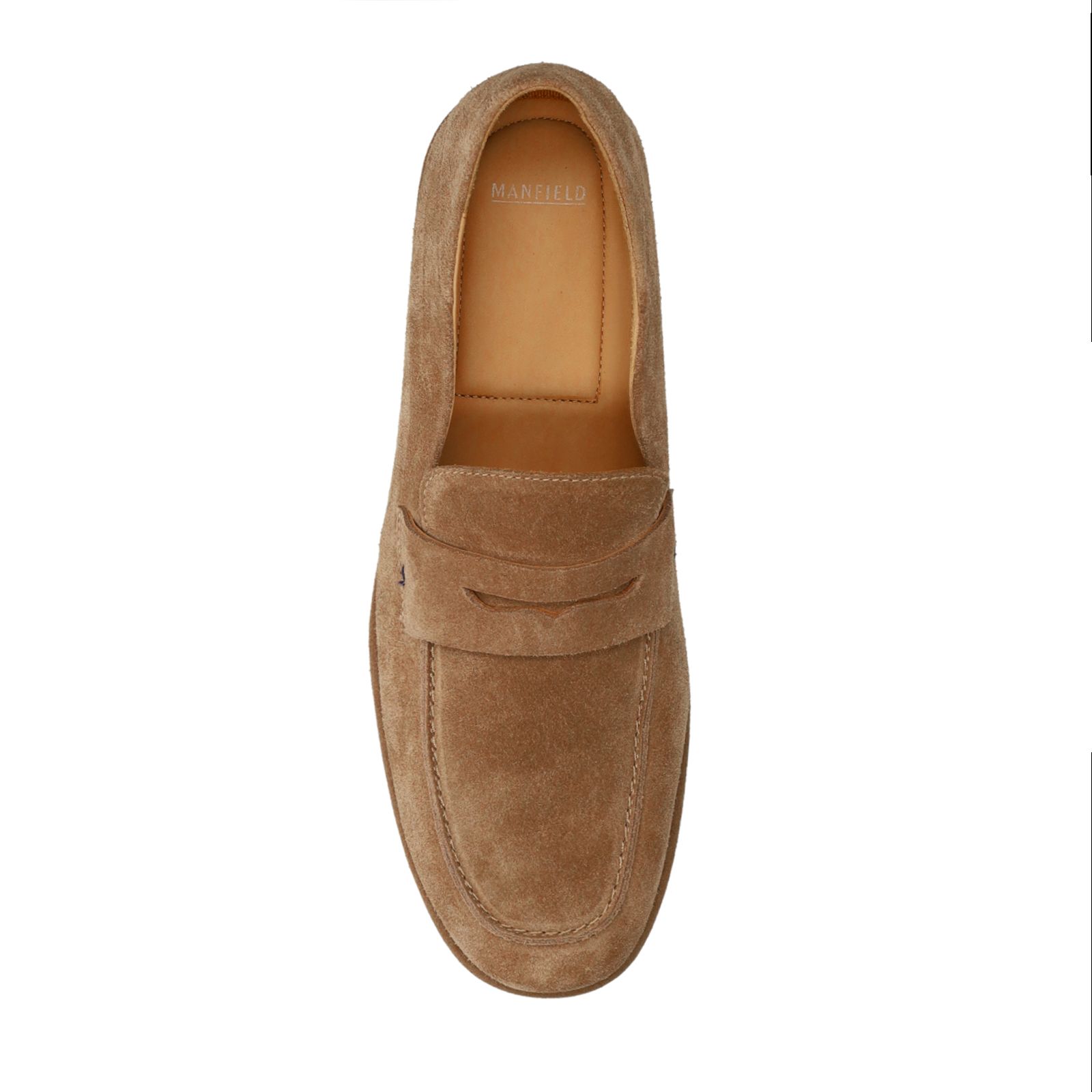 Taupe suède loafers