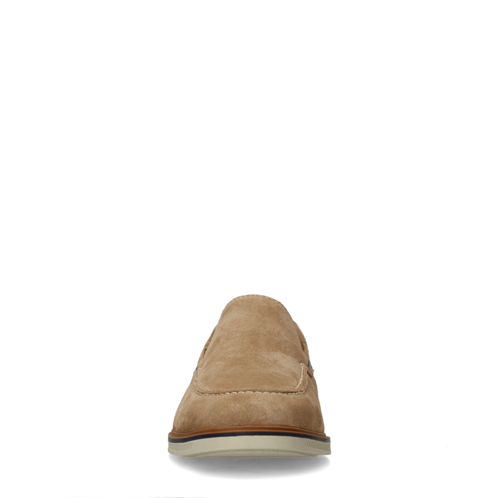 Beige suède loafers