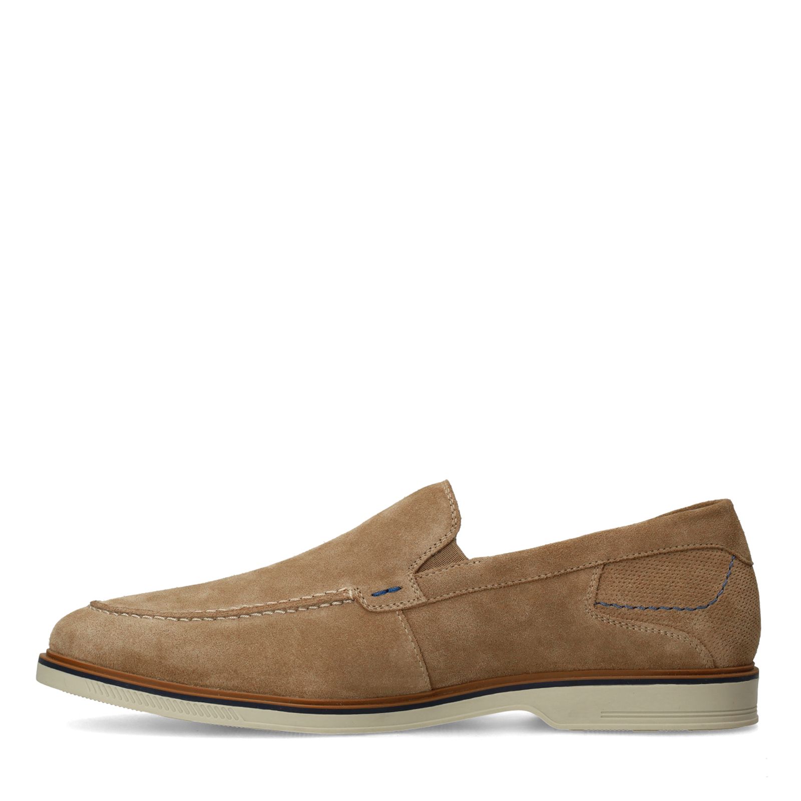 Beige suède loafers
