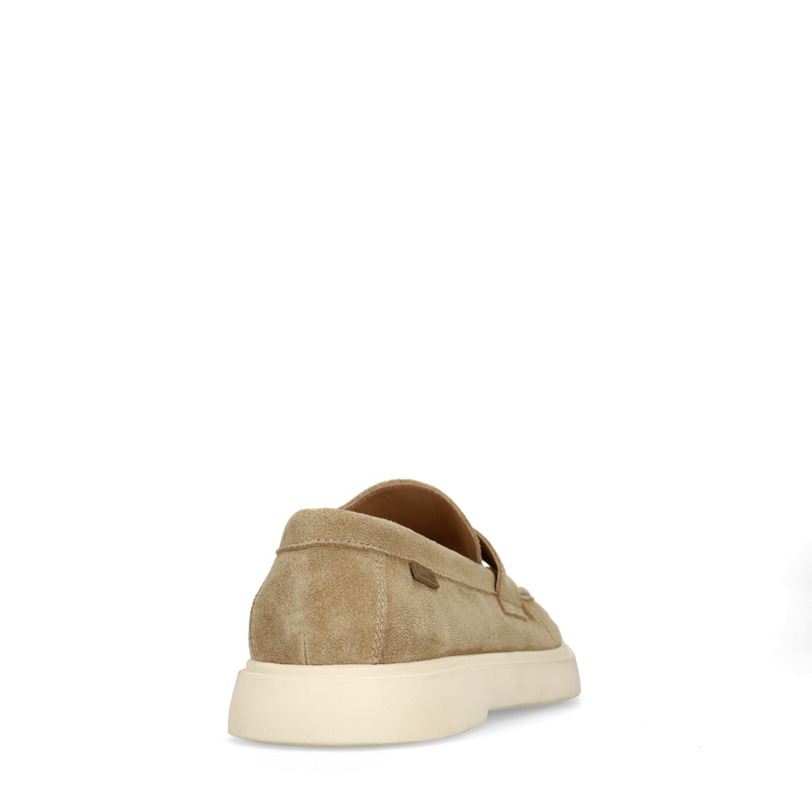 Beige suède loafers