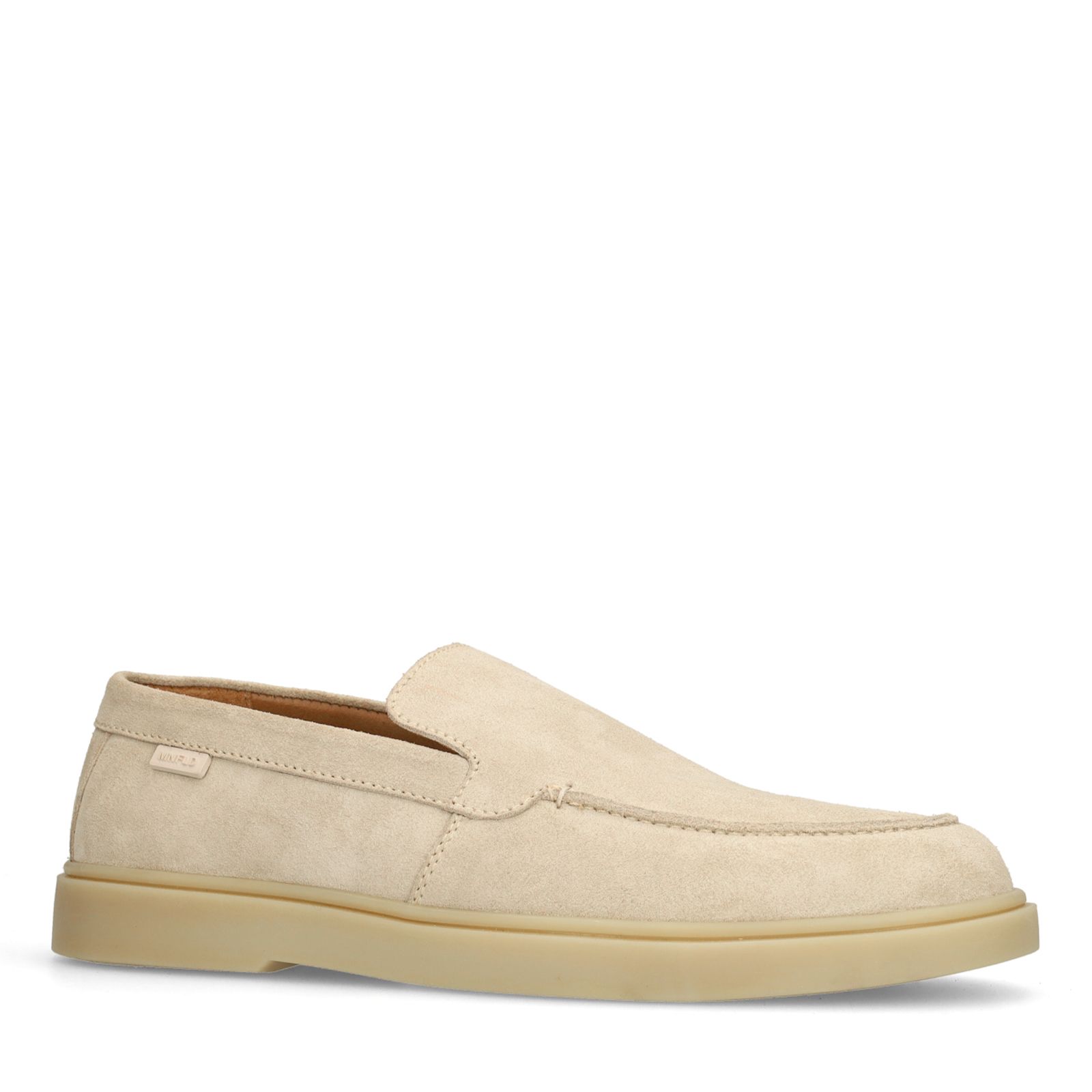 Beige suède loafers