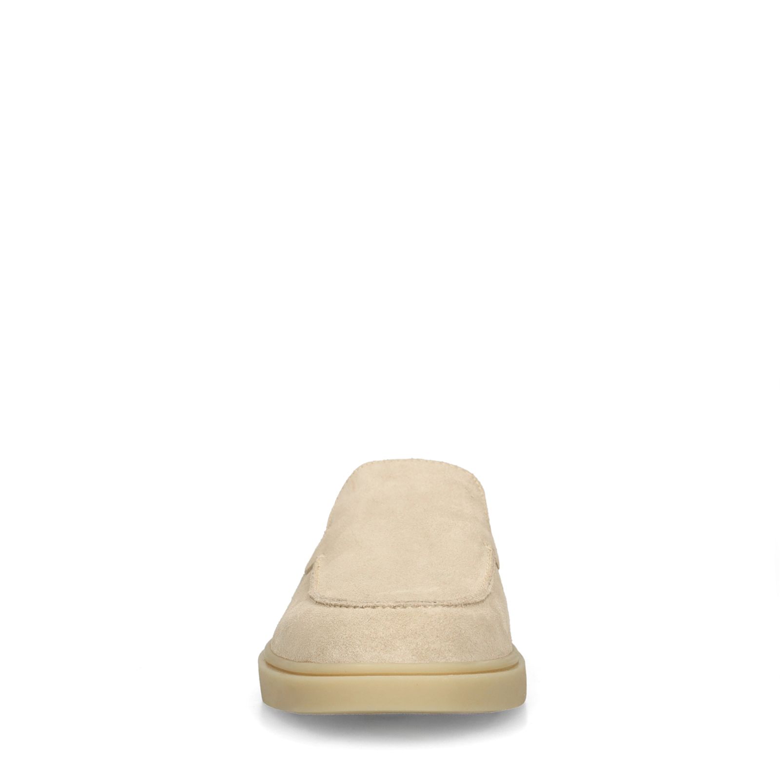 Beige suède loafers