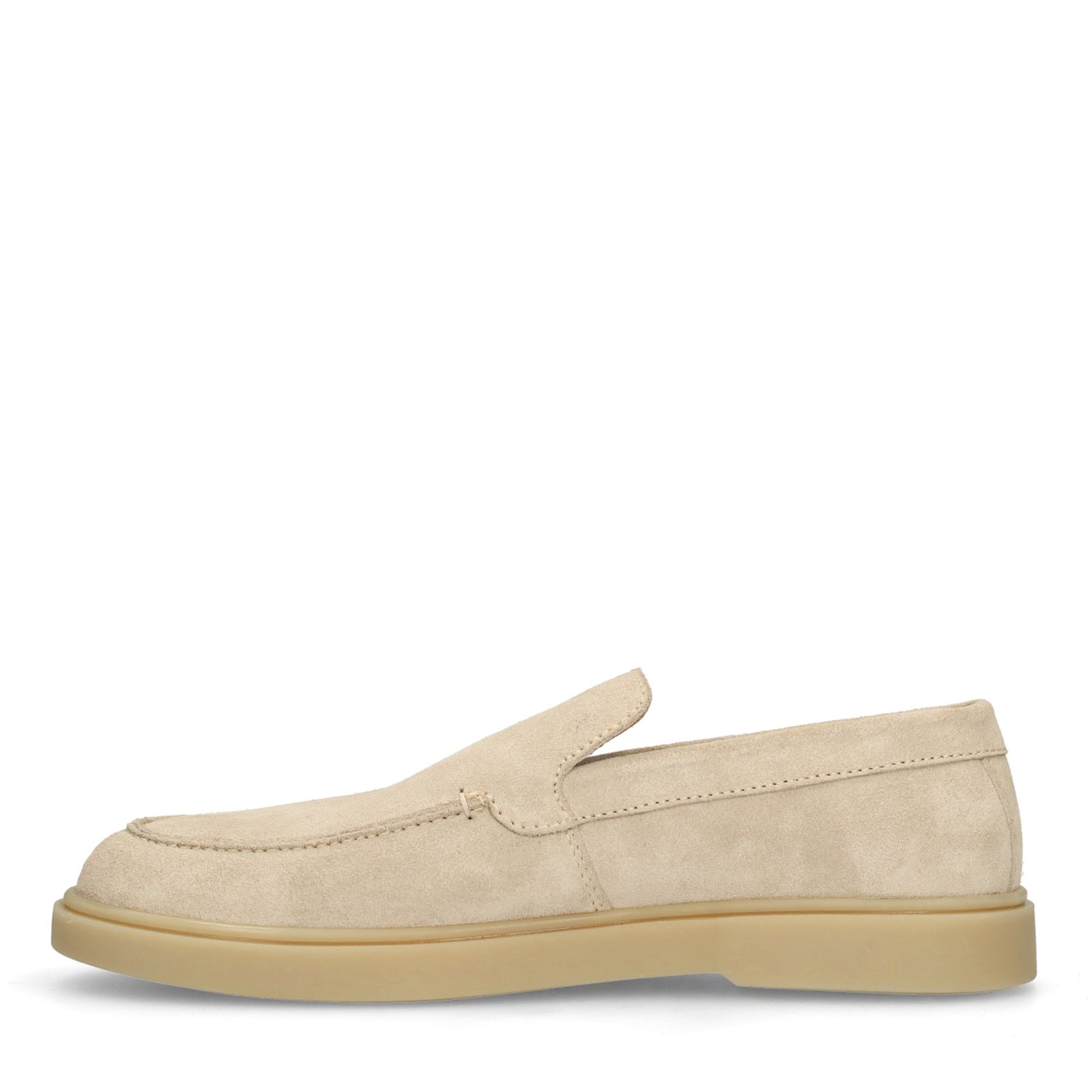 Beige suède loafers