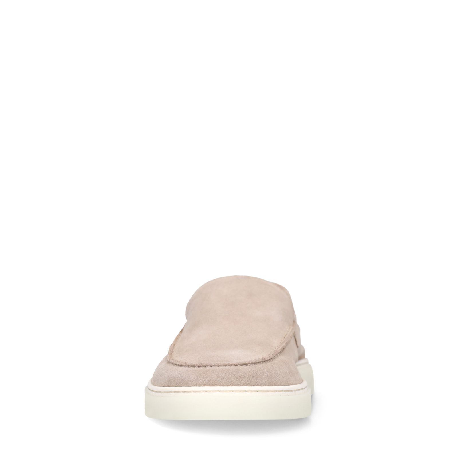 Beige suède loafers