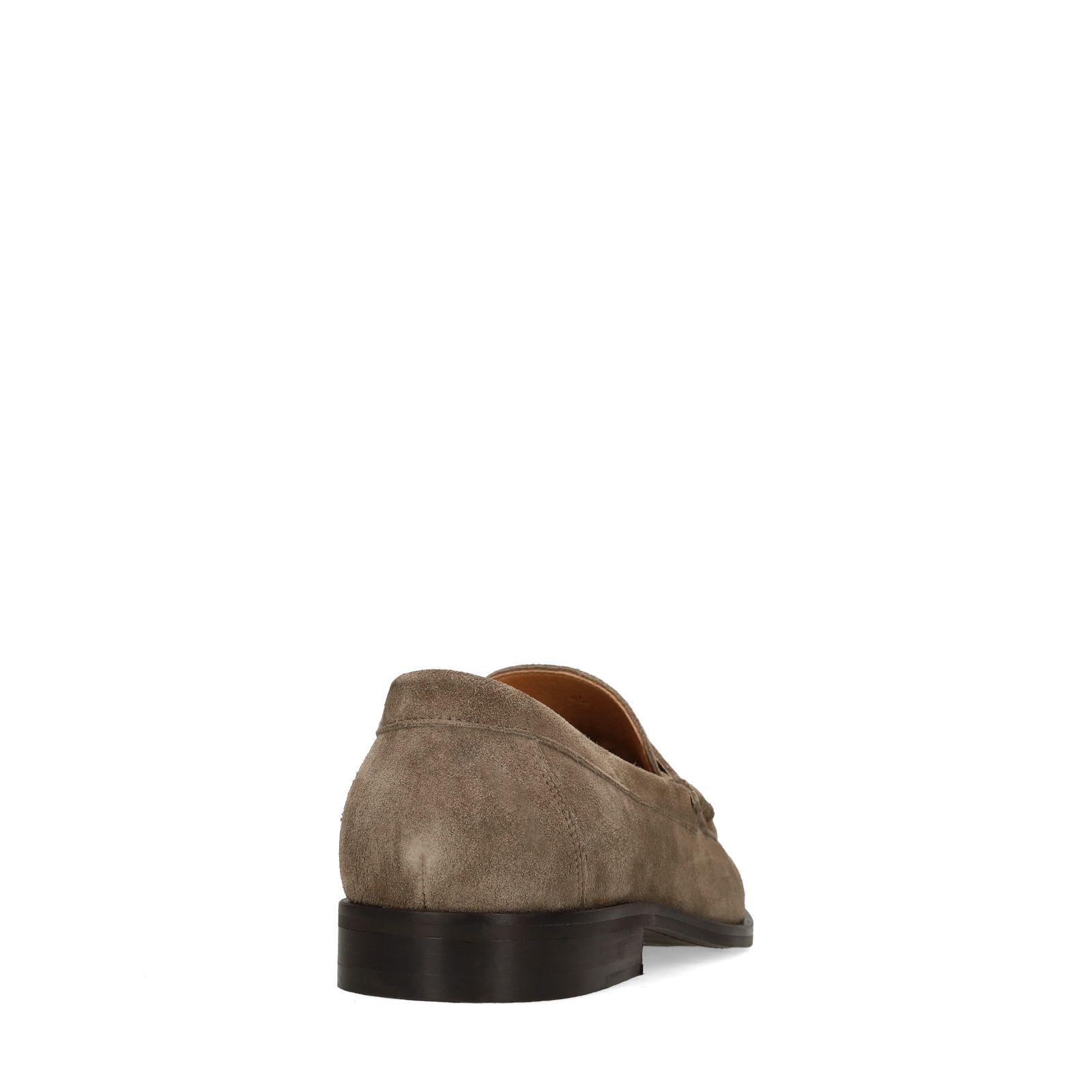 Taupe suède loafers