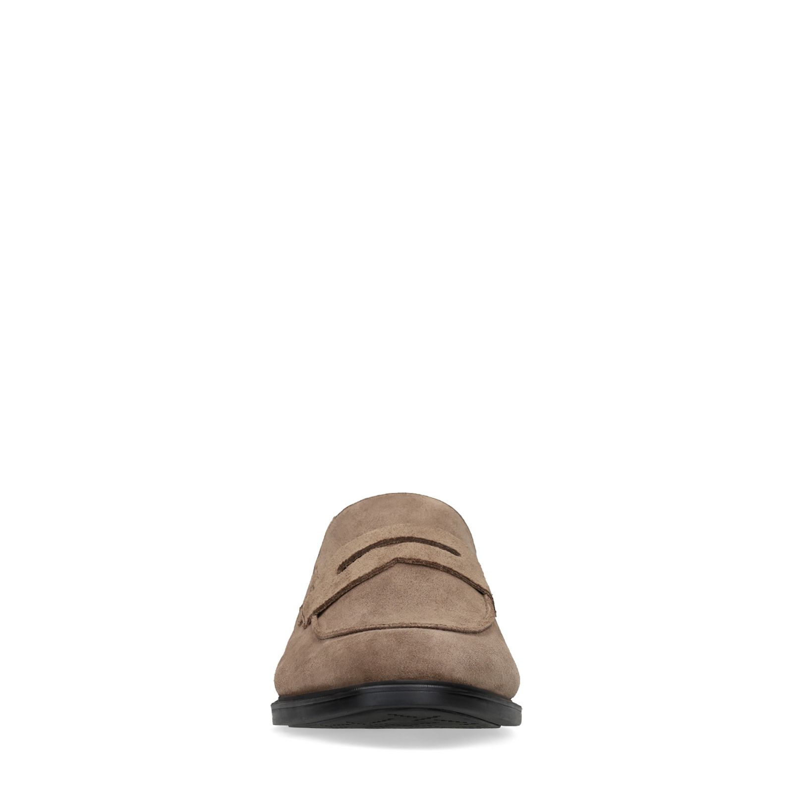 Taupe suède loafers