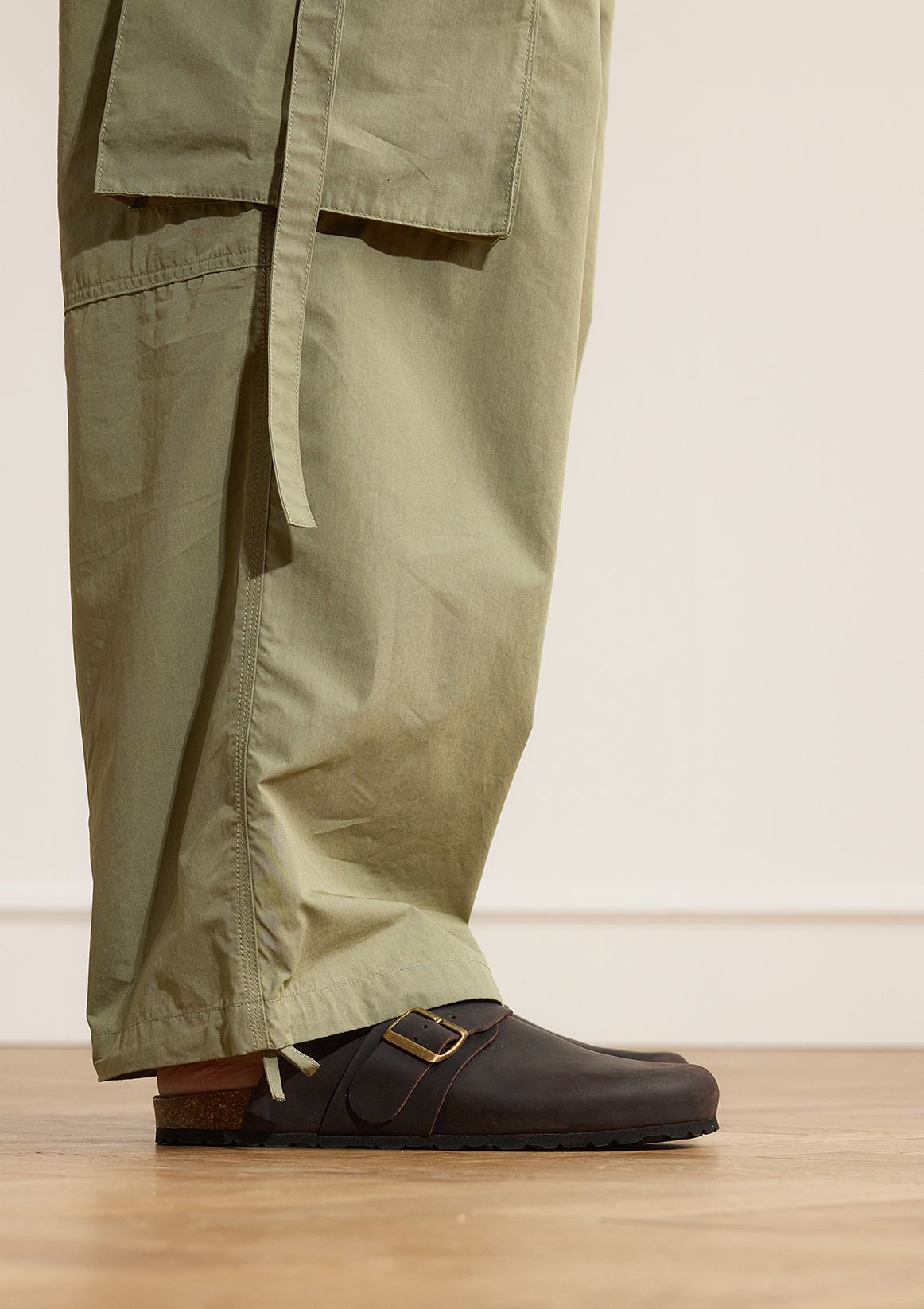 Bruine nubuck instappers
