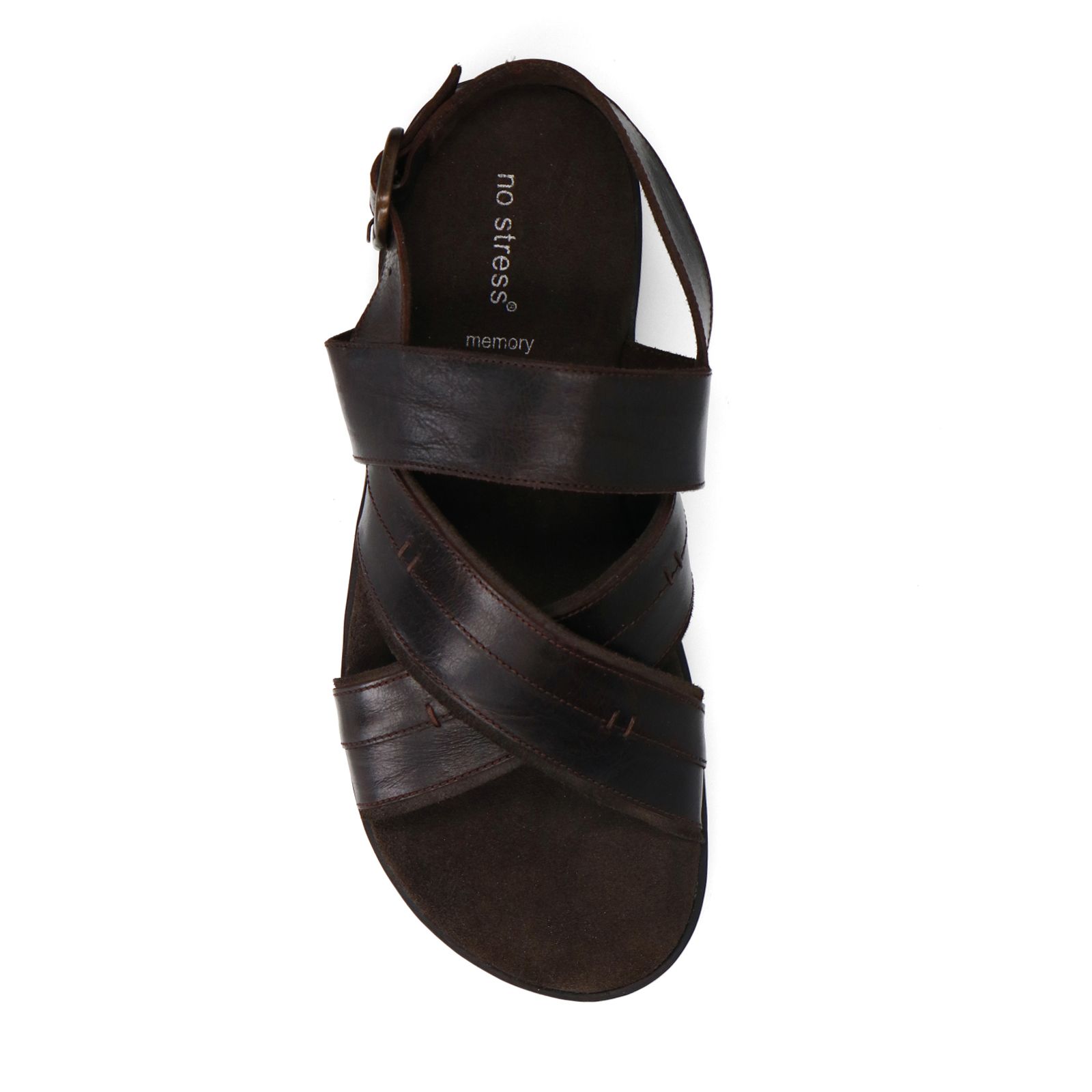 Braune Ledersandalen