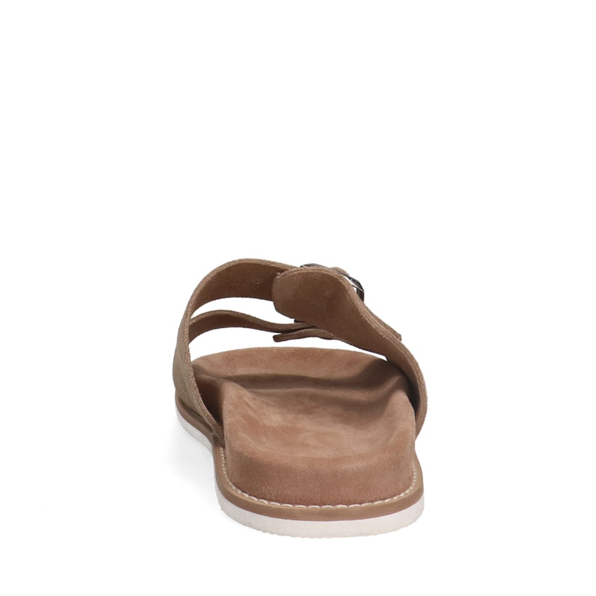 Beige suède slippers