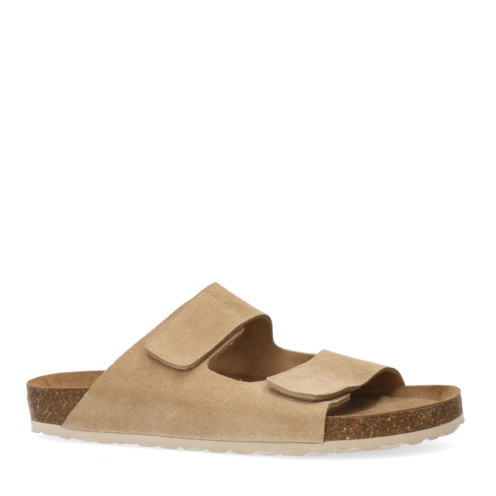Beige suède slippers
