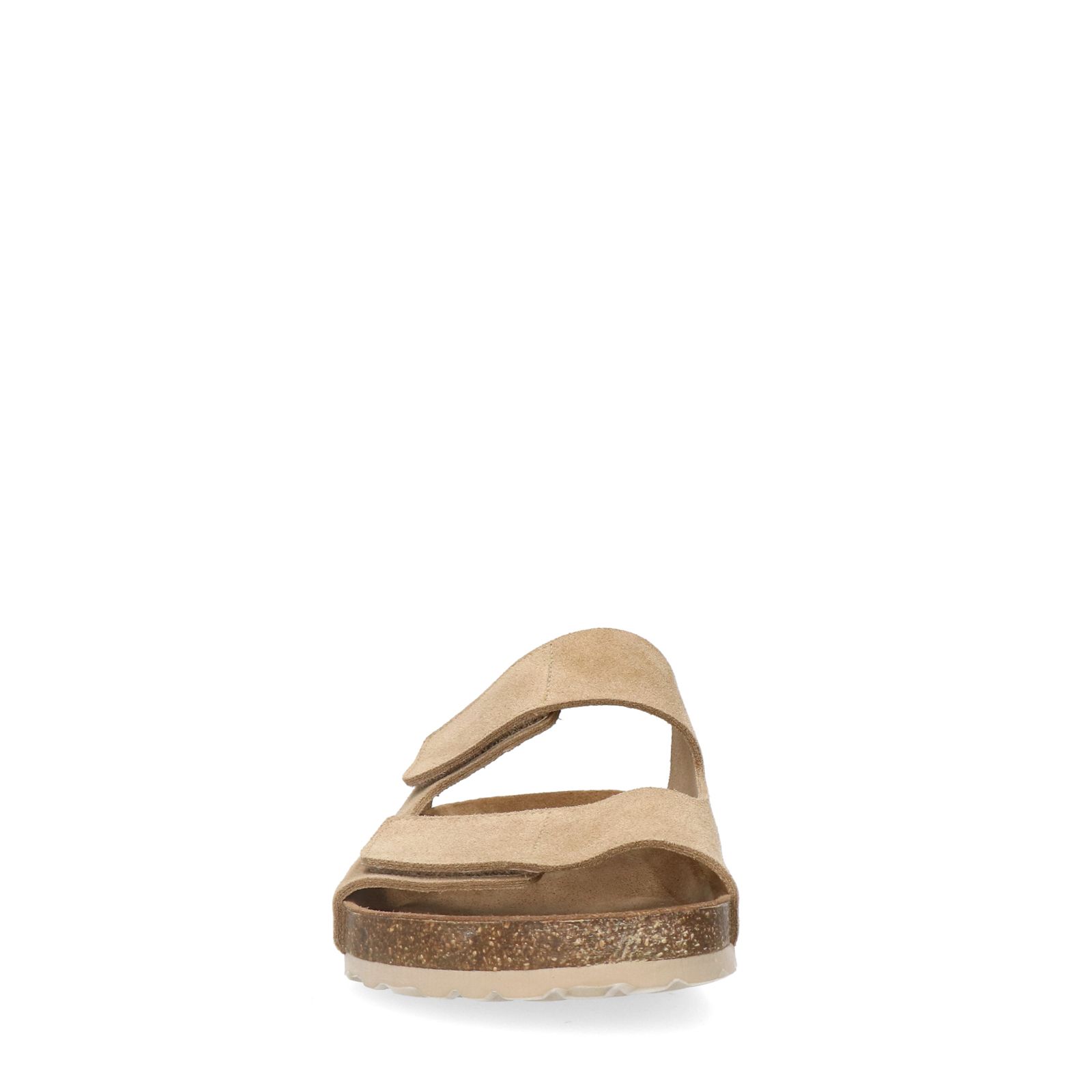 Beige suède slippers