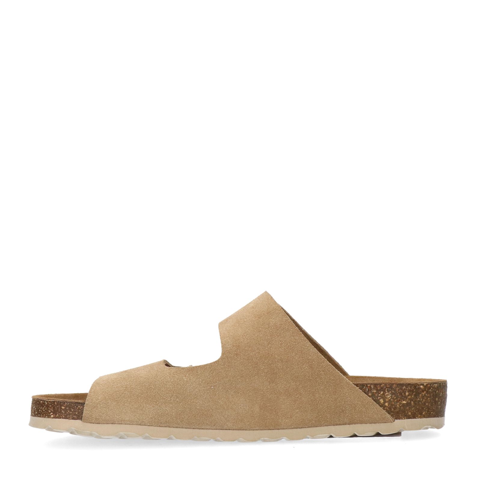 Beige suède slippers