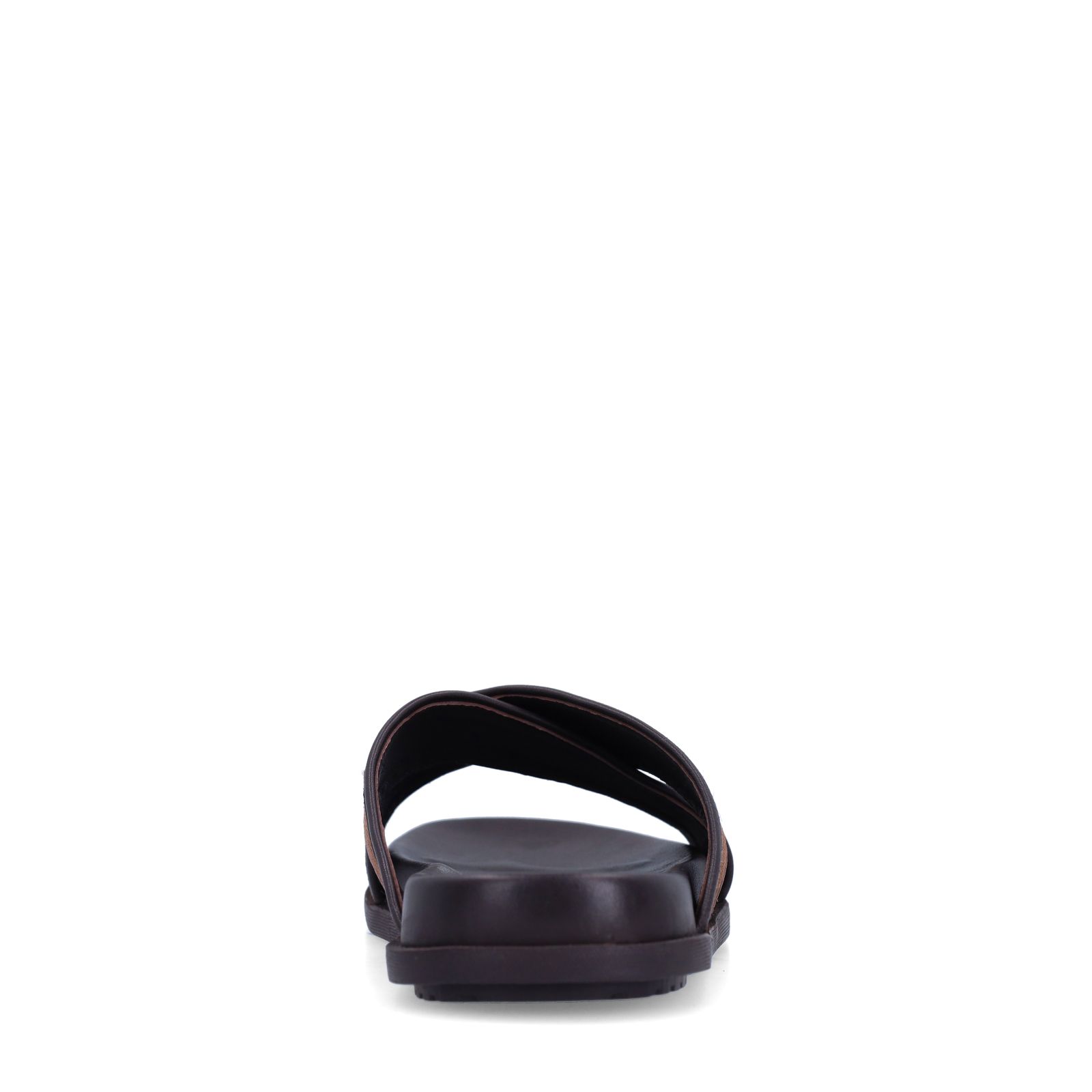 Braune Veloursleder-Sandalen