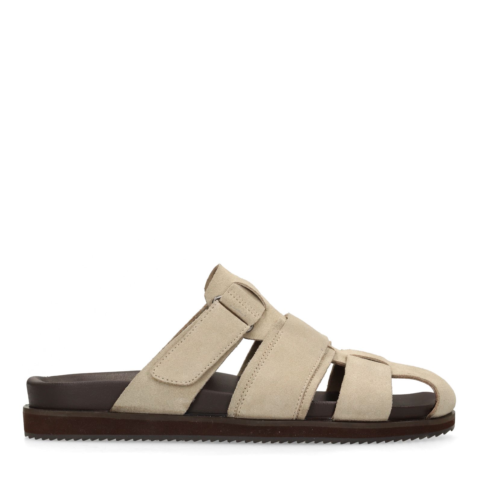 Beige suède slippers