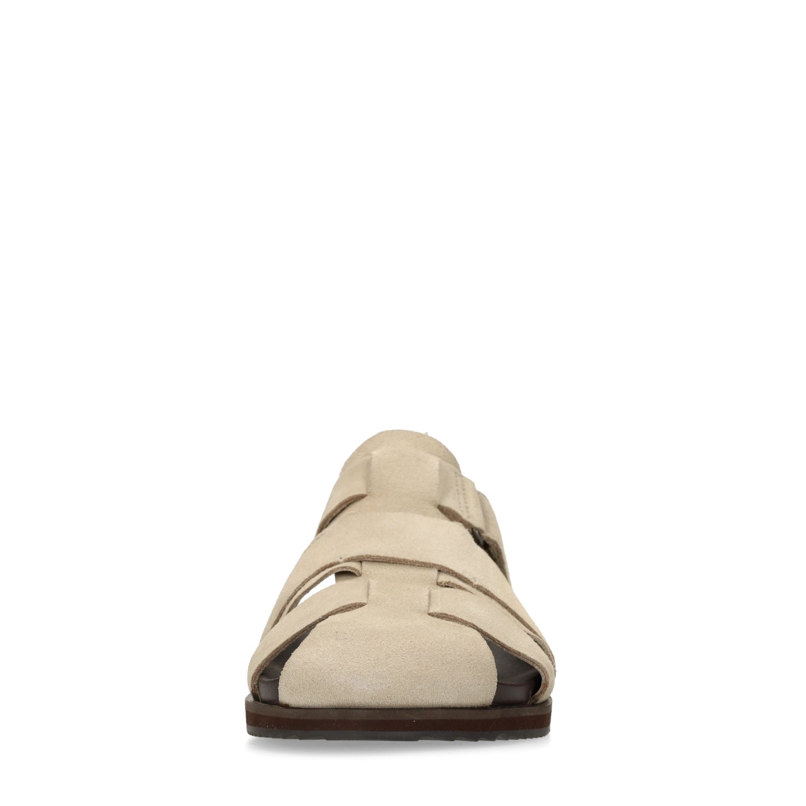 Beige suède slippers