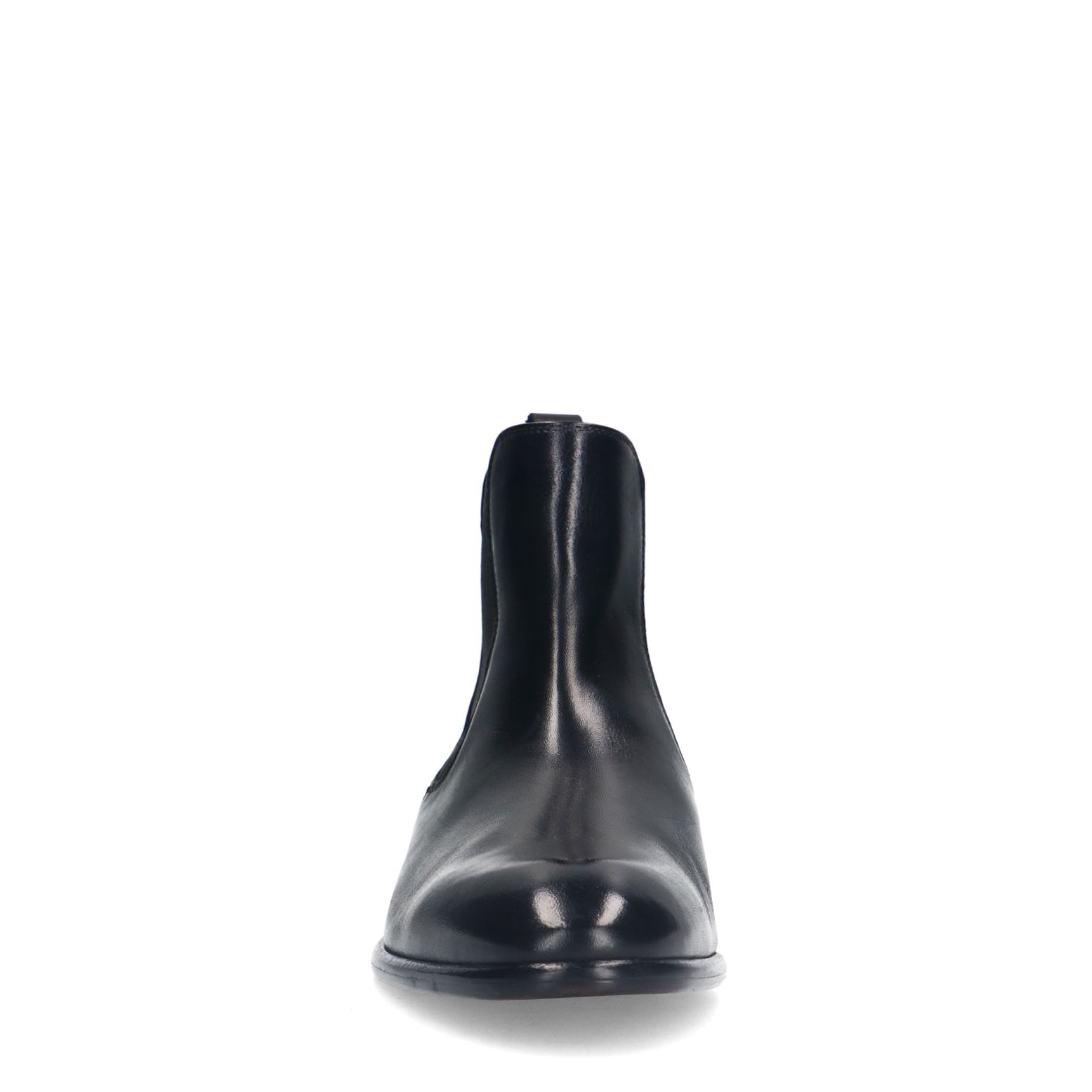 Zwarte leren chelsea boots