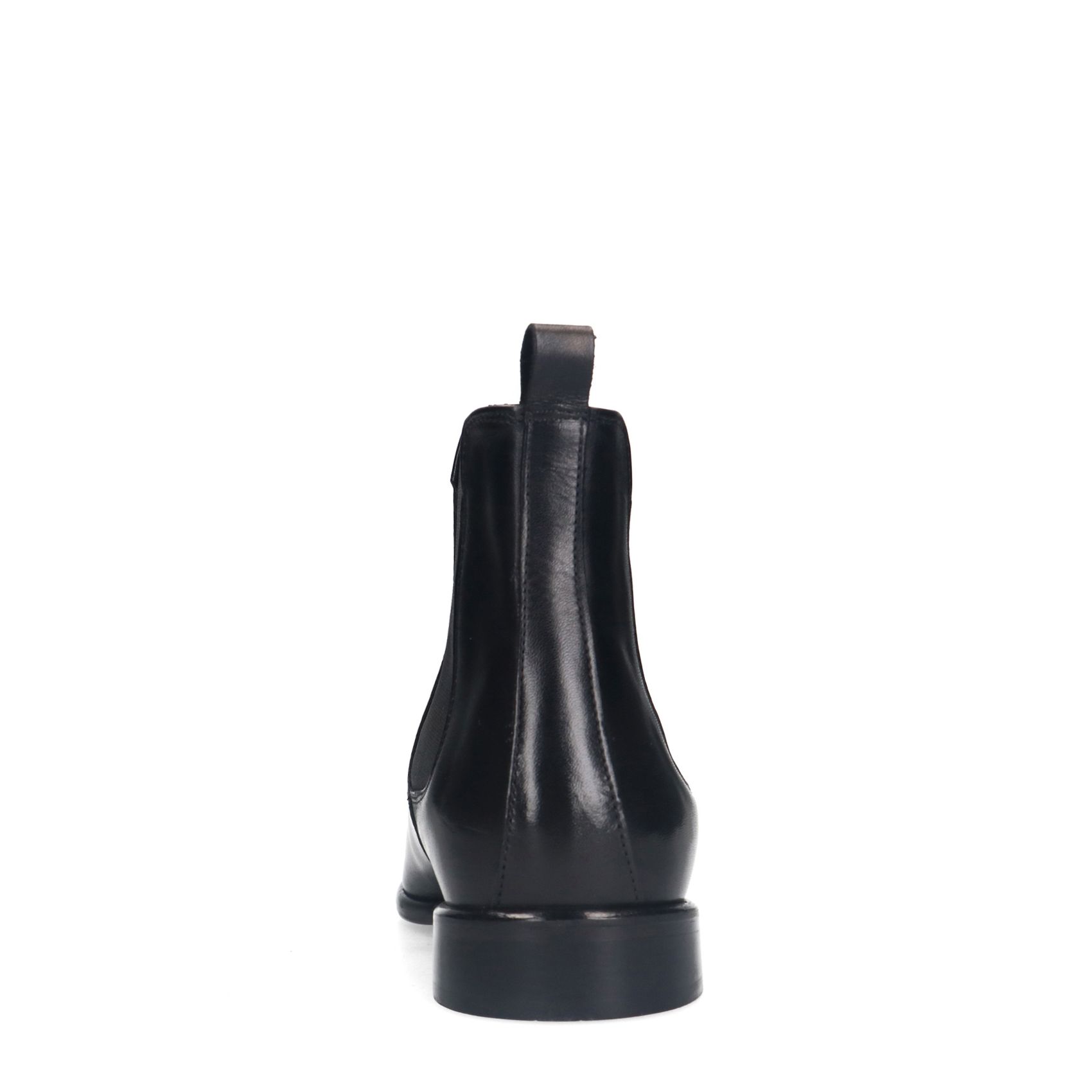 Zwarte leren chelsea boots