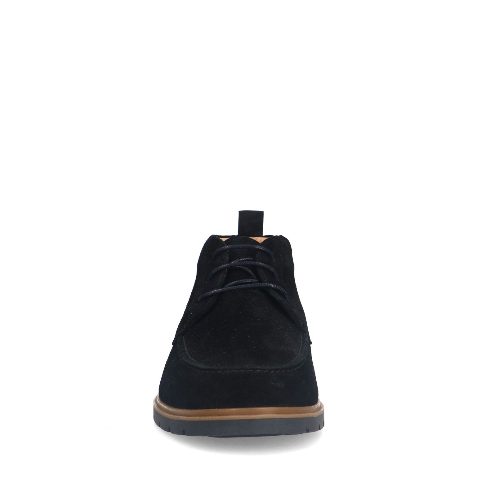 Schwarze Schnürboots aus Veloursleder