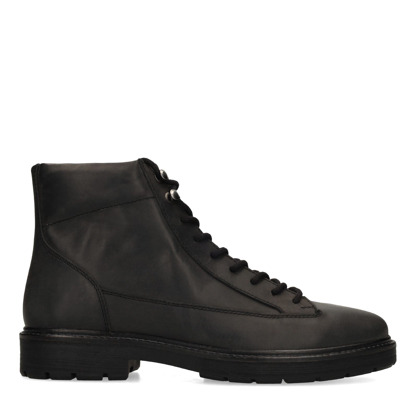 Zwarte leren boots