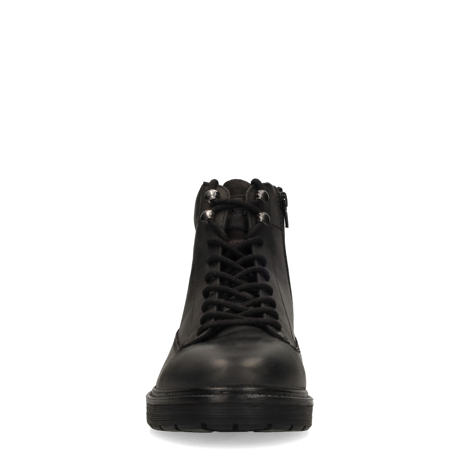 Schwarze Lederboots