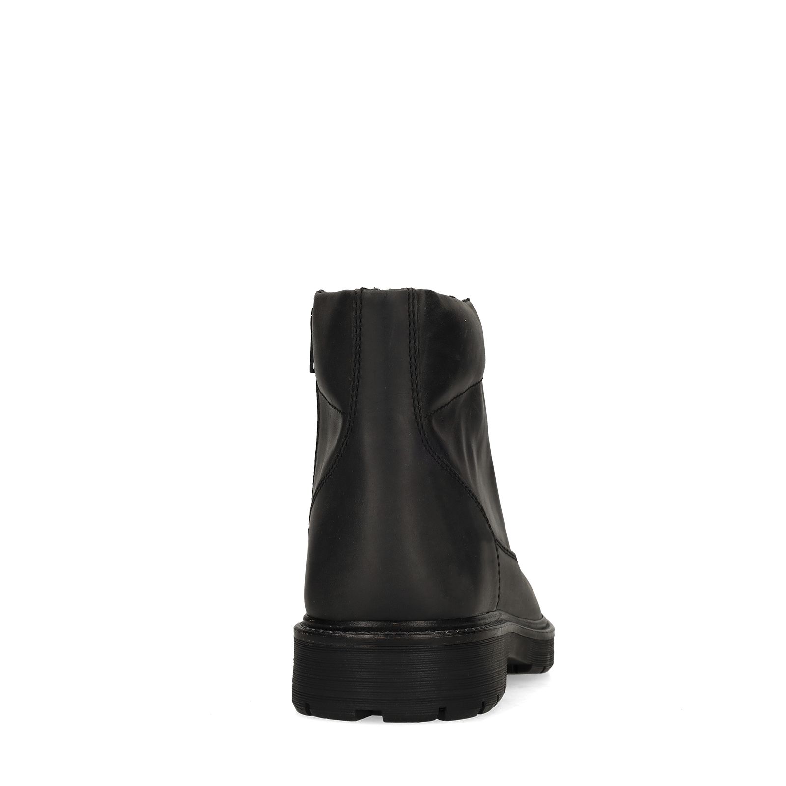 Zwarte leren boots