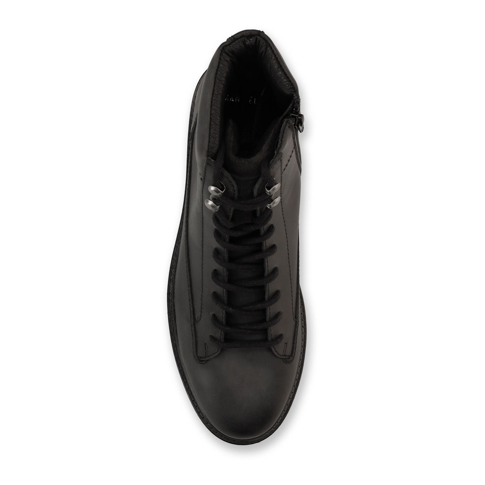Schwarze Lederboots