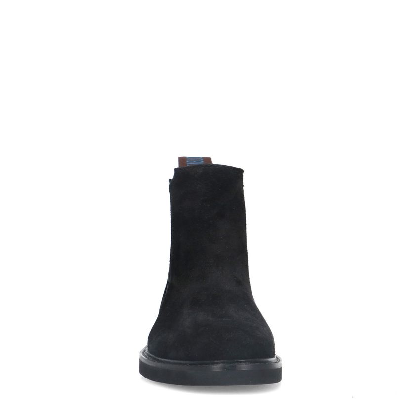 Zwarte suède chelsea boots