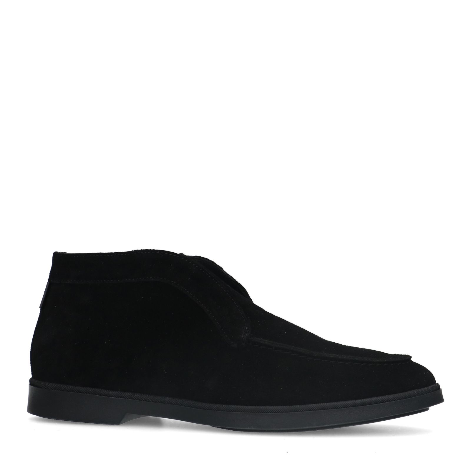 Zwarte suède boots
