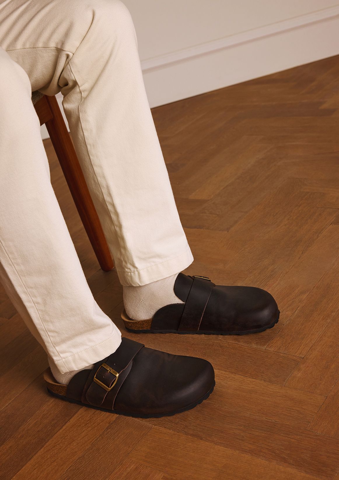 Zwarte suède veterschoenen