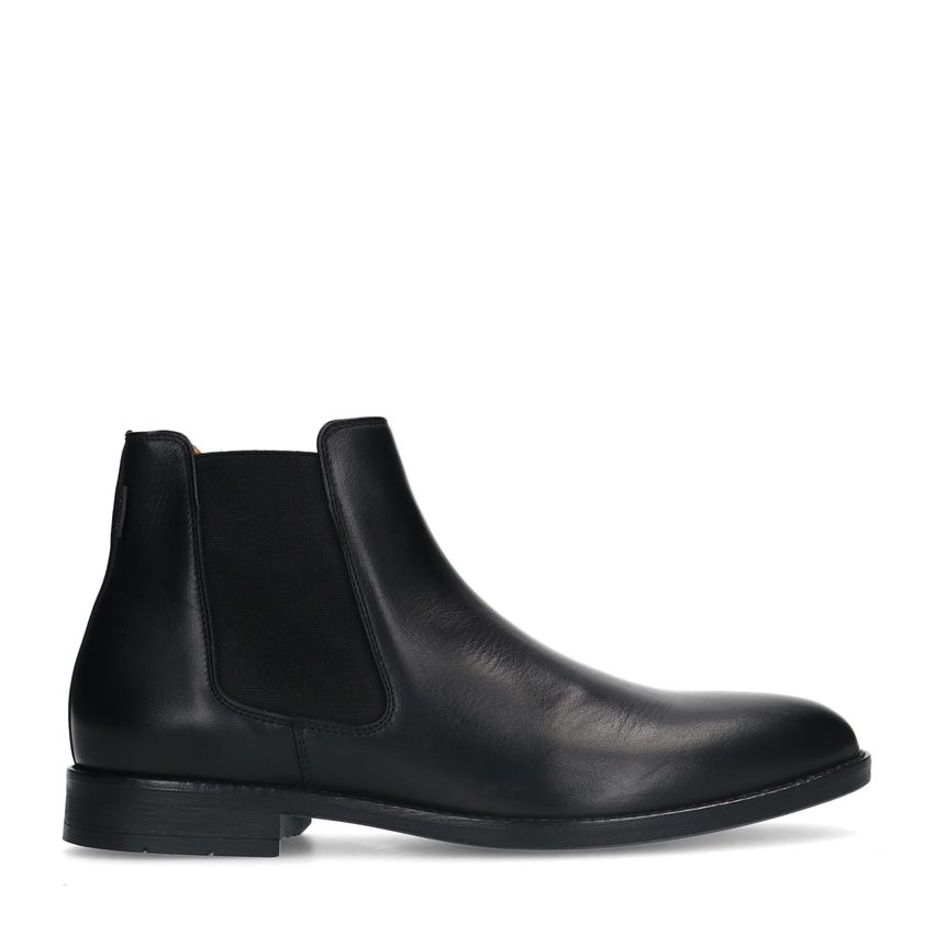 Schwarze Chelsea Boots aus Leder