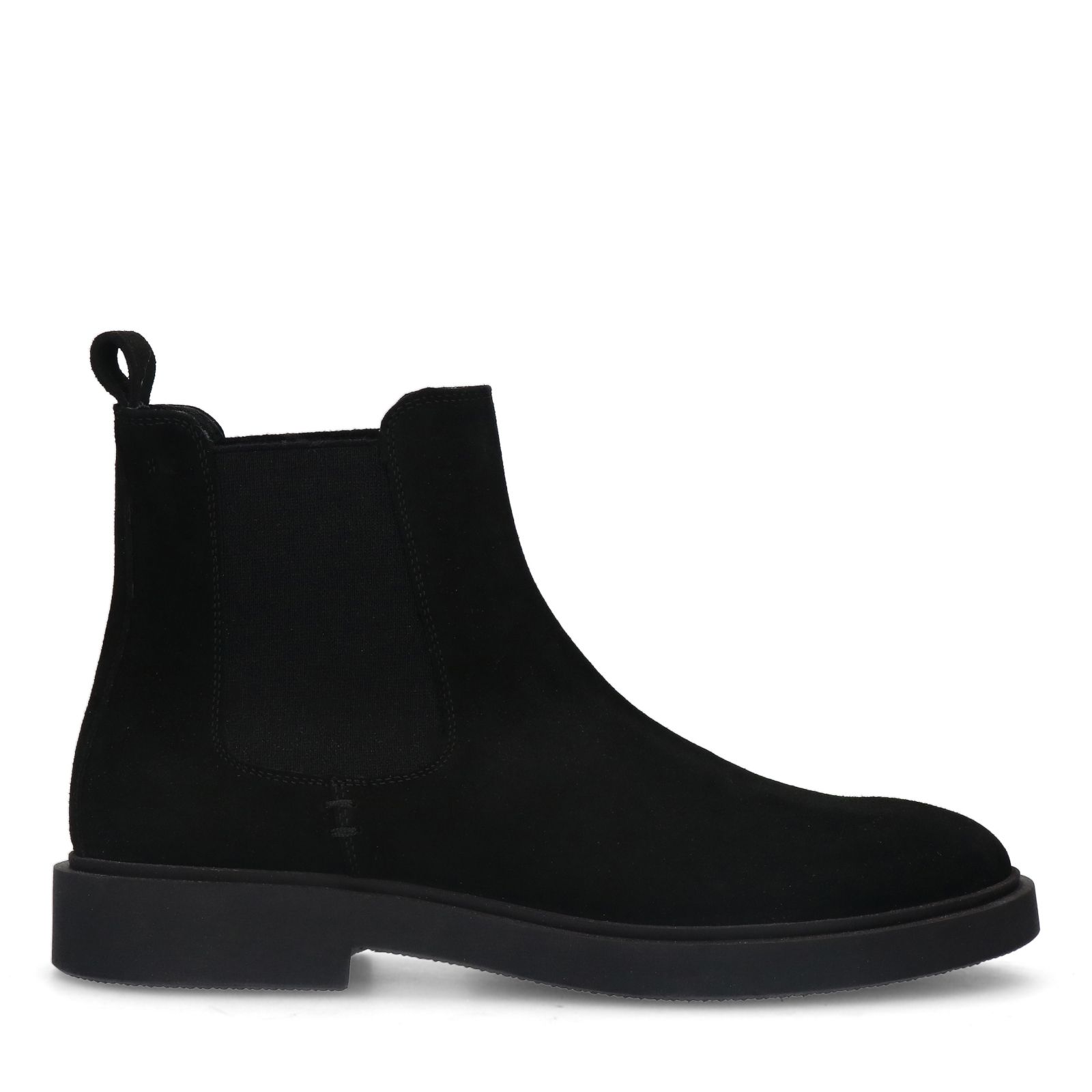 Zwarte suède chelsea boots