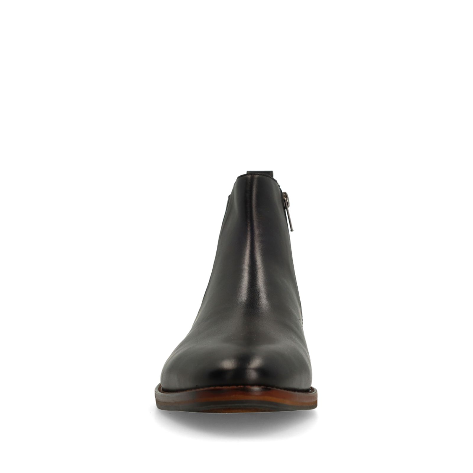 Zwarte leren Chelsea boots