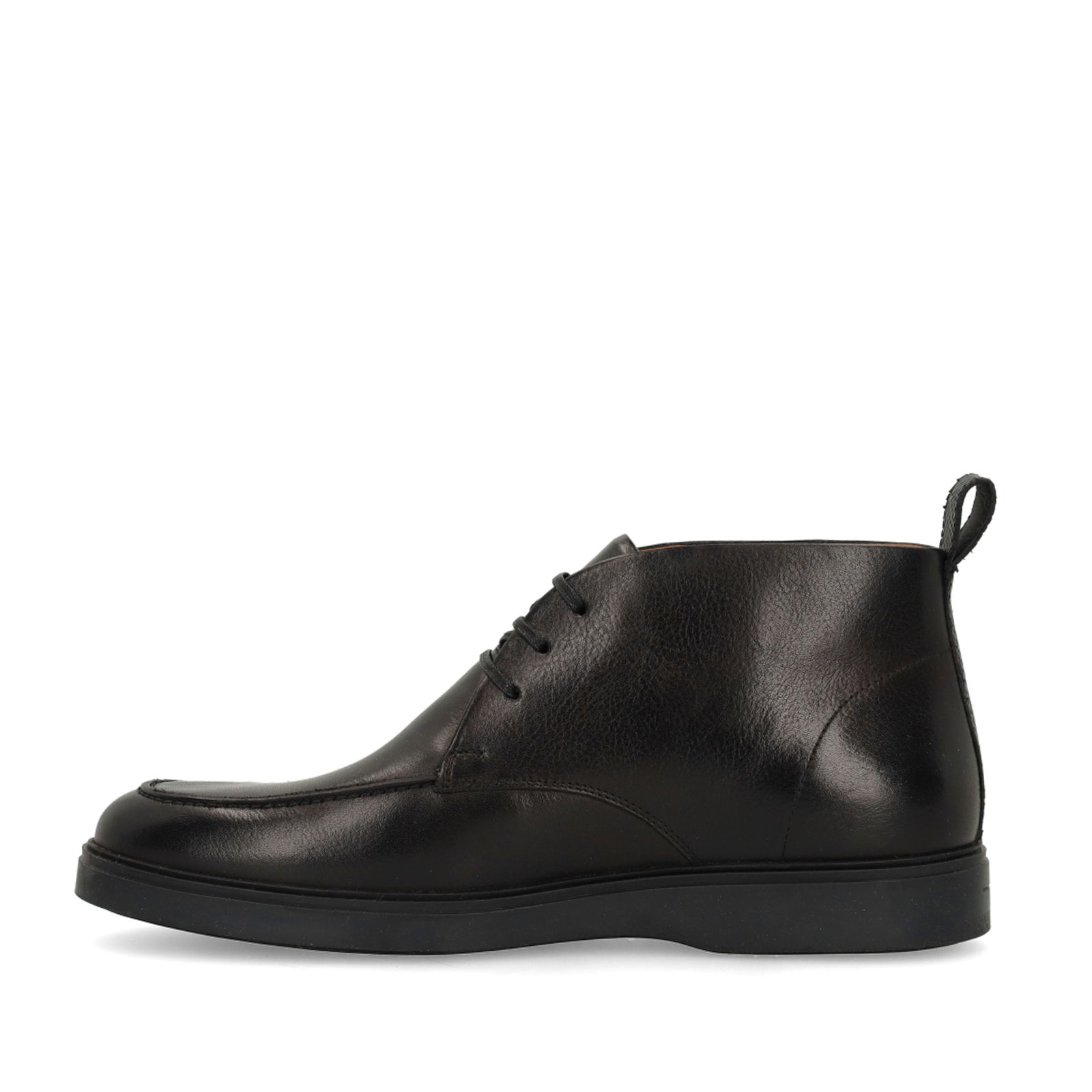 Zwarte leren veterschoenen