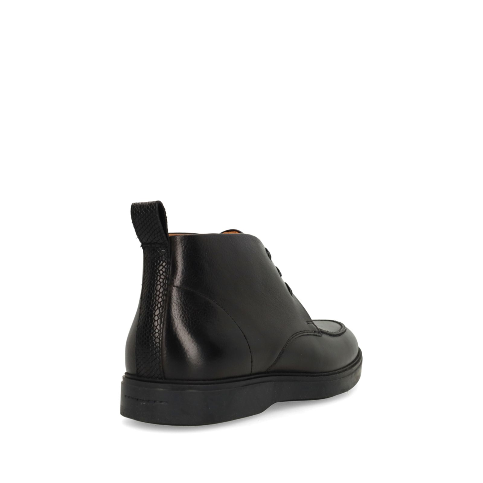 Zwarte leren veterschoenen