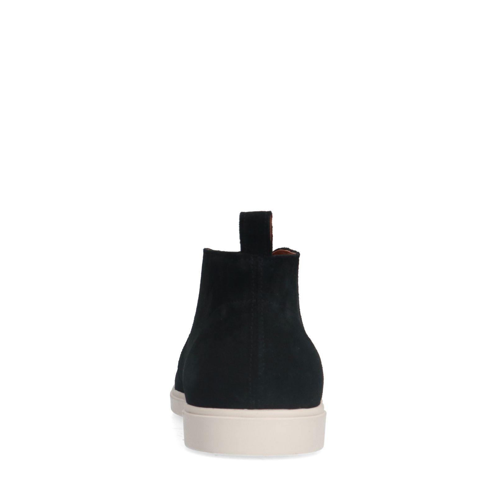 Schwarze Schnürboots aus Veloursleder