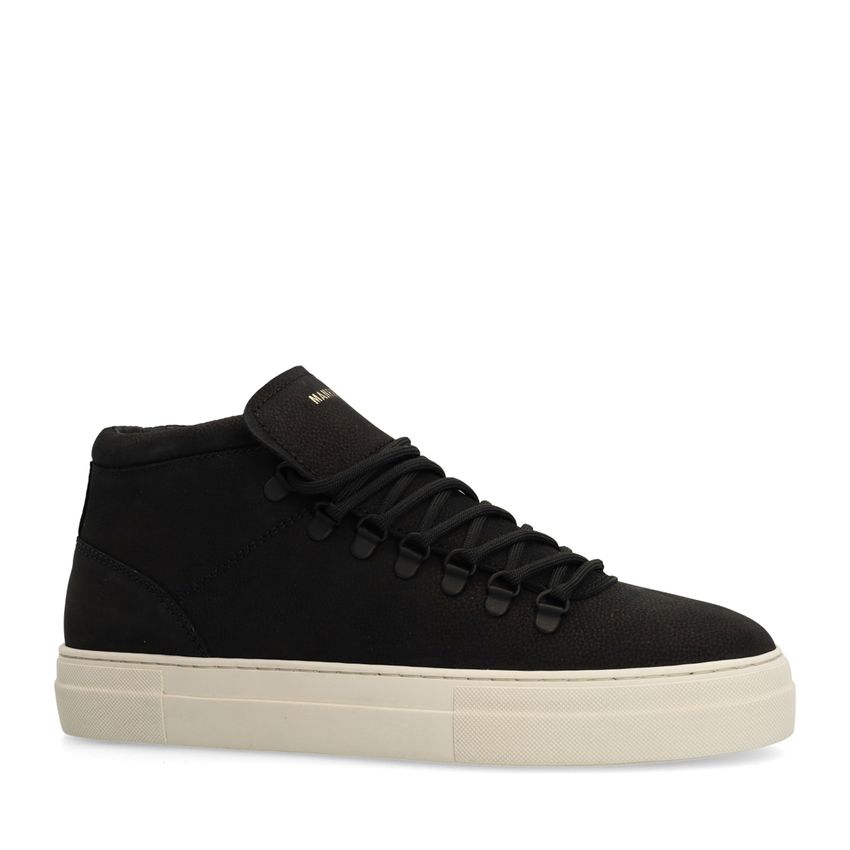 Zwarte nubuck sneakers