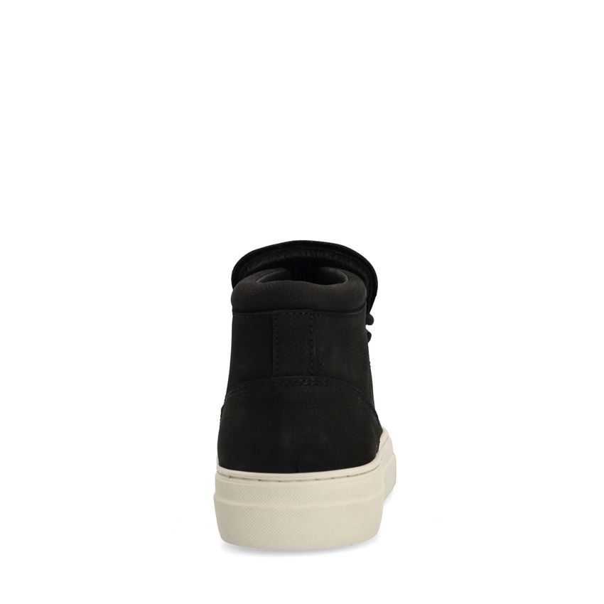 Zwarte nubuck sneakers