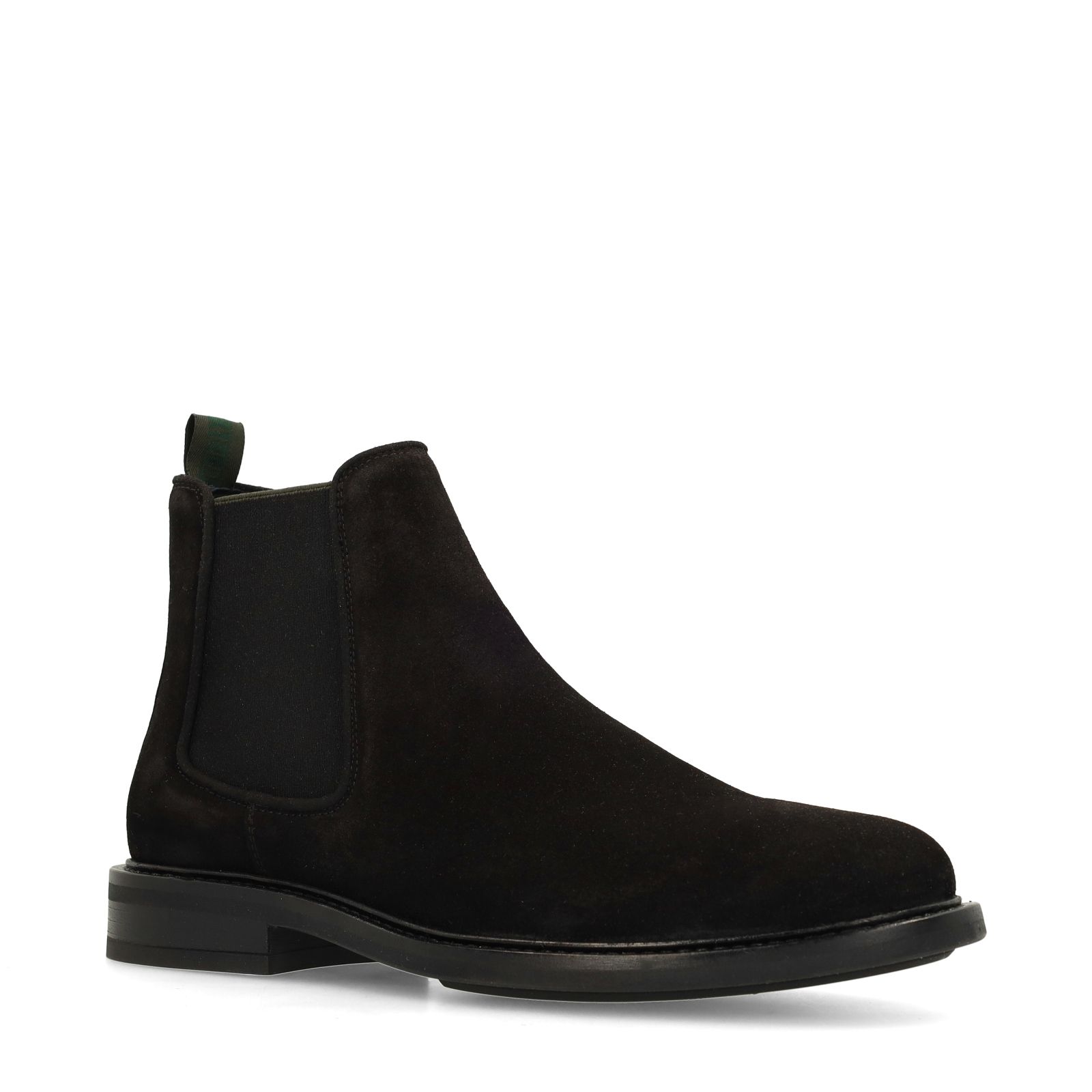 Zwarte suède chelsea boots