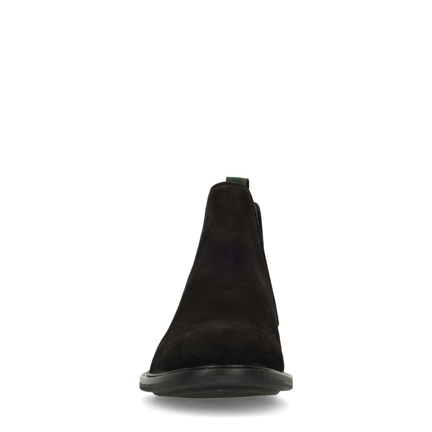 Zwarte suède chelsea boots