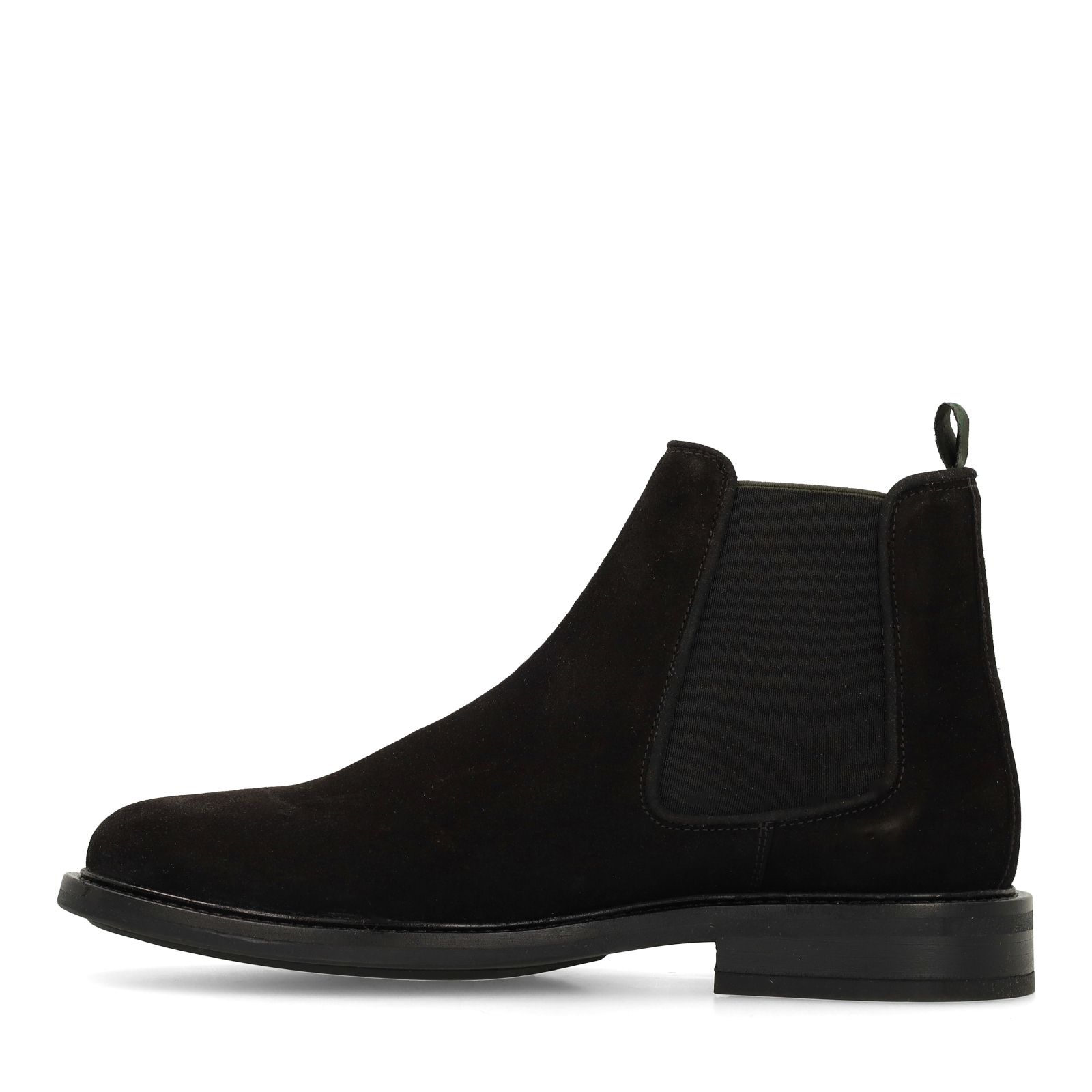 Zwarte suède chelsea boots