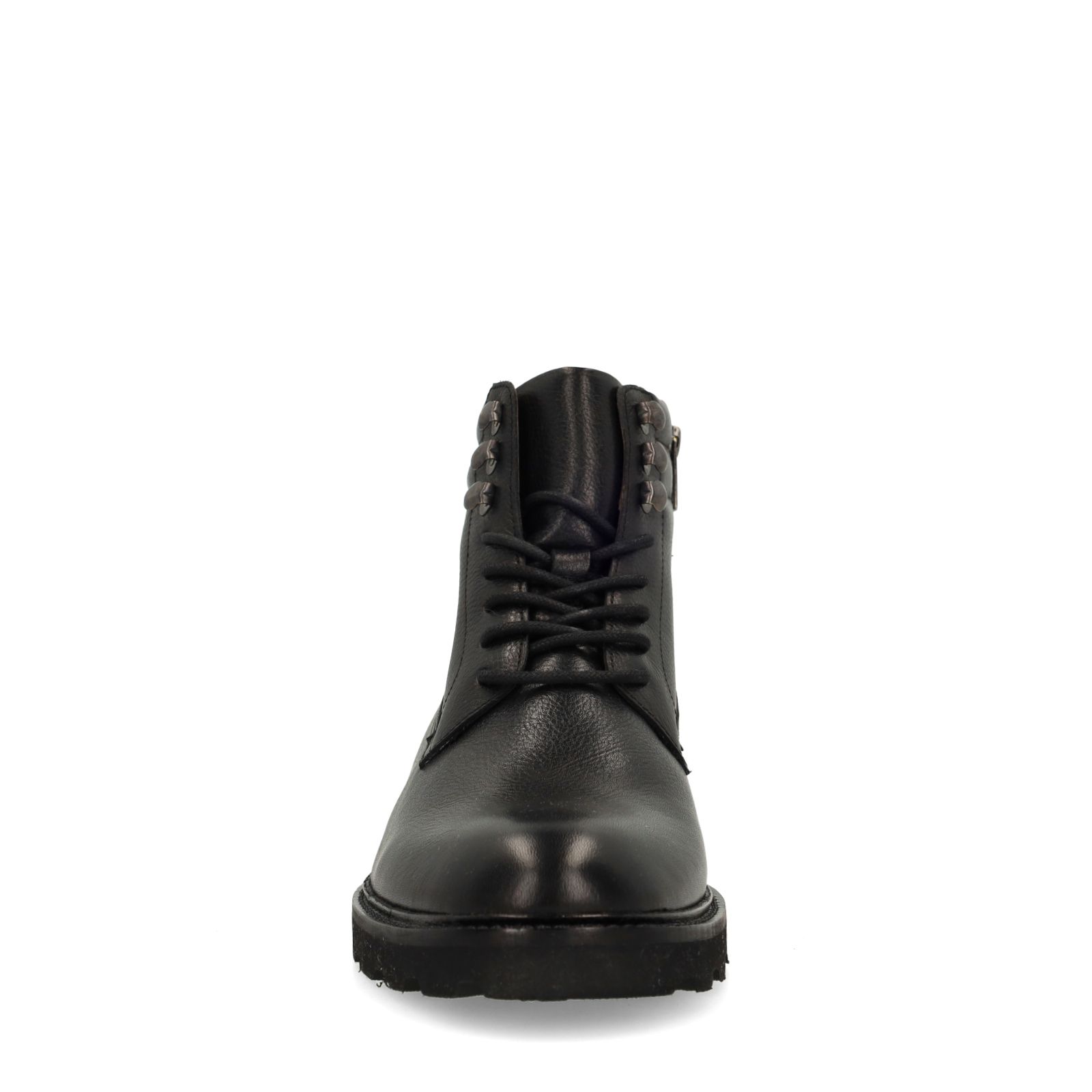 Zwarte leren veterboots