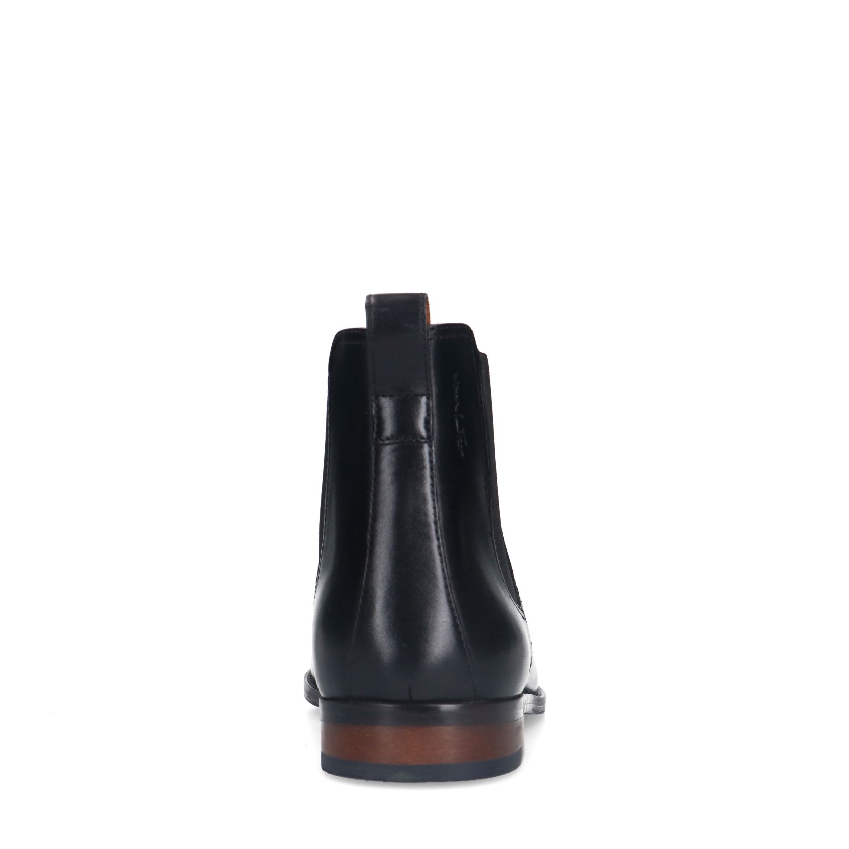 Zwarte Bregenz leren chelsea boots
