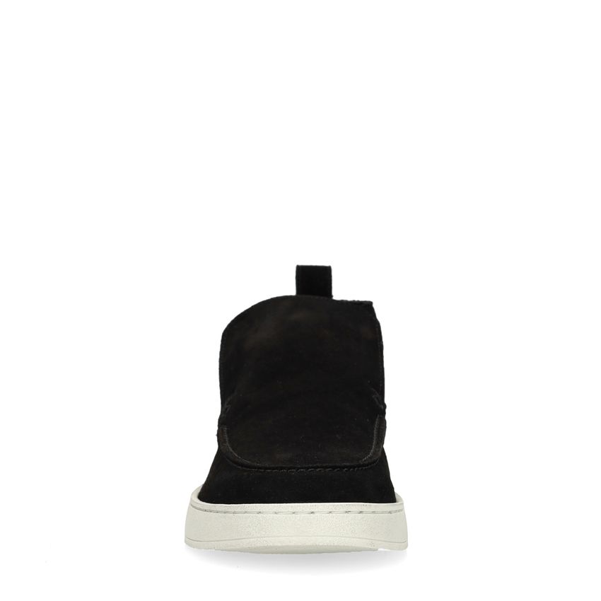 Zwarte suède boots