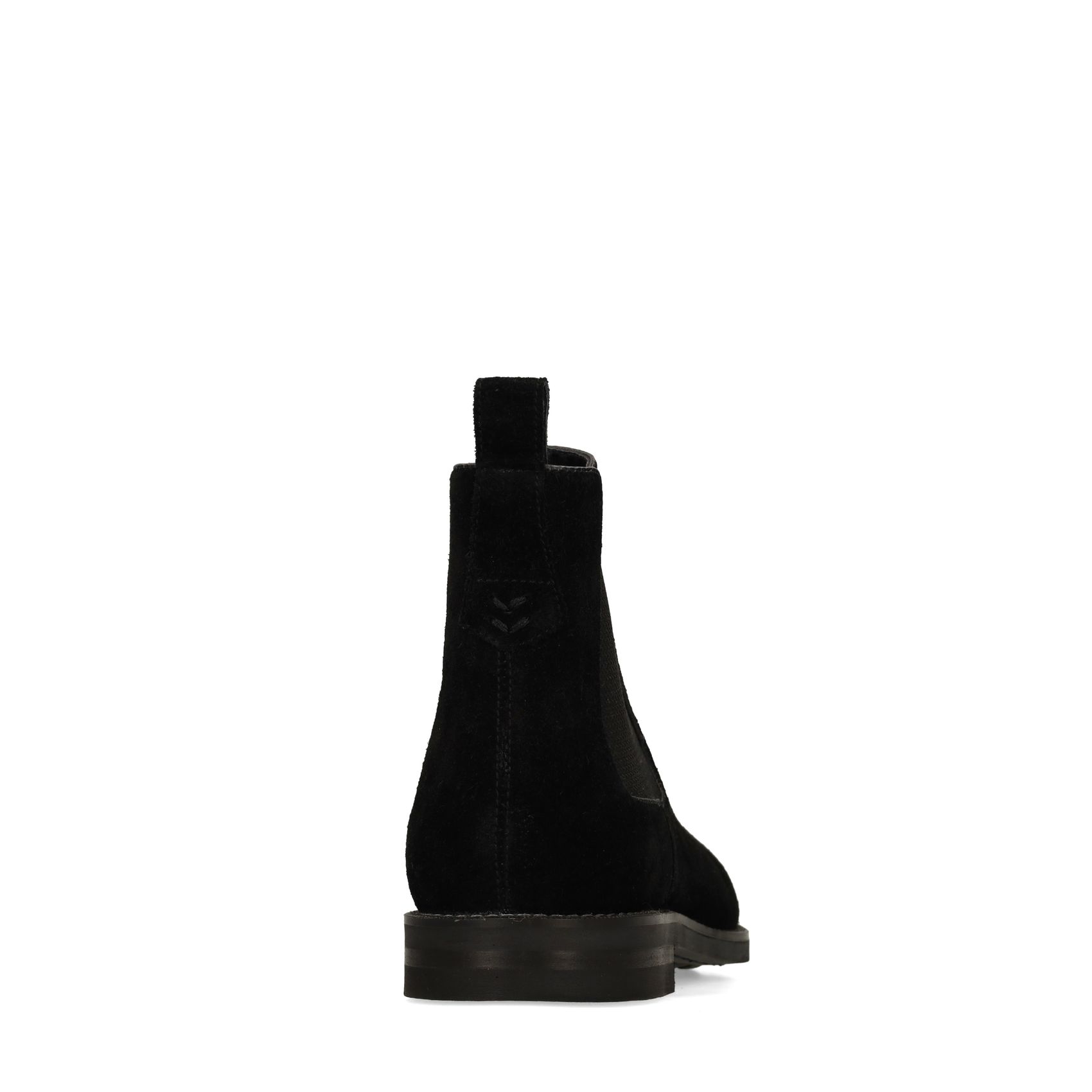 Schwarze Chelsea Boots aus Veloursleder