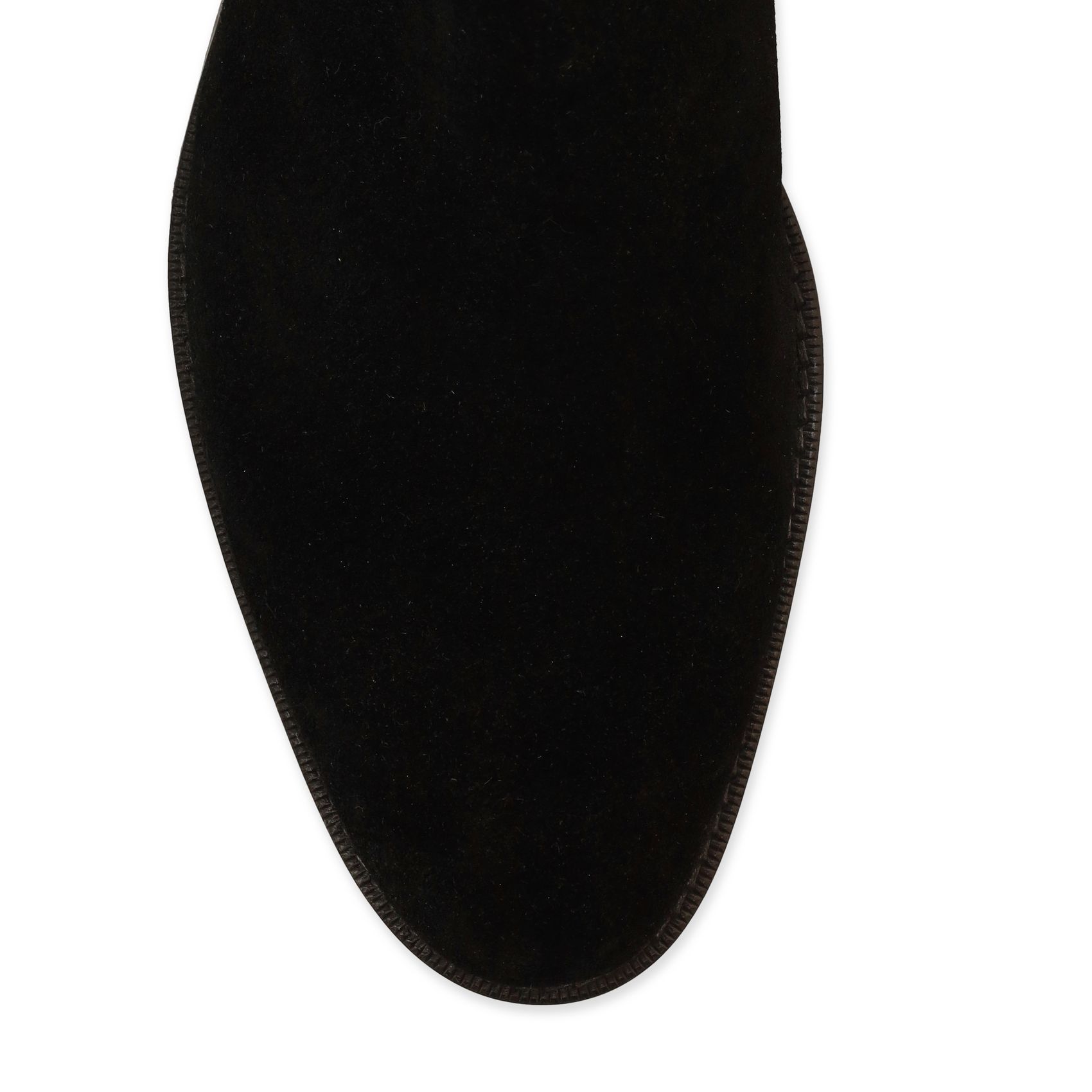 Schwarze Chelsea Boots aus Veloursleder